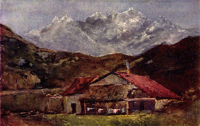Die Berghutte, Gustave Courbet